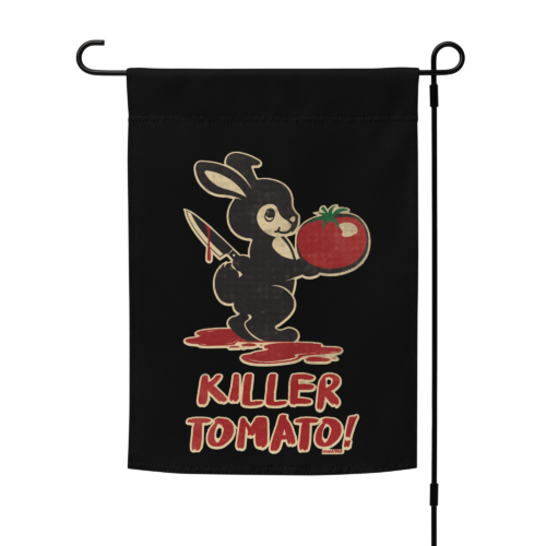 KILLER TOMATO! Garden flag